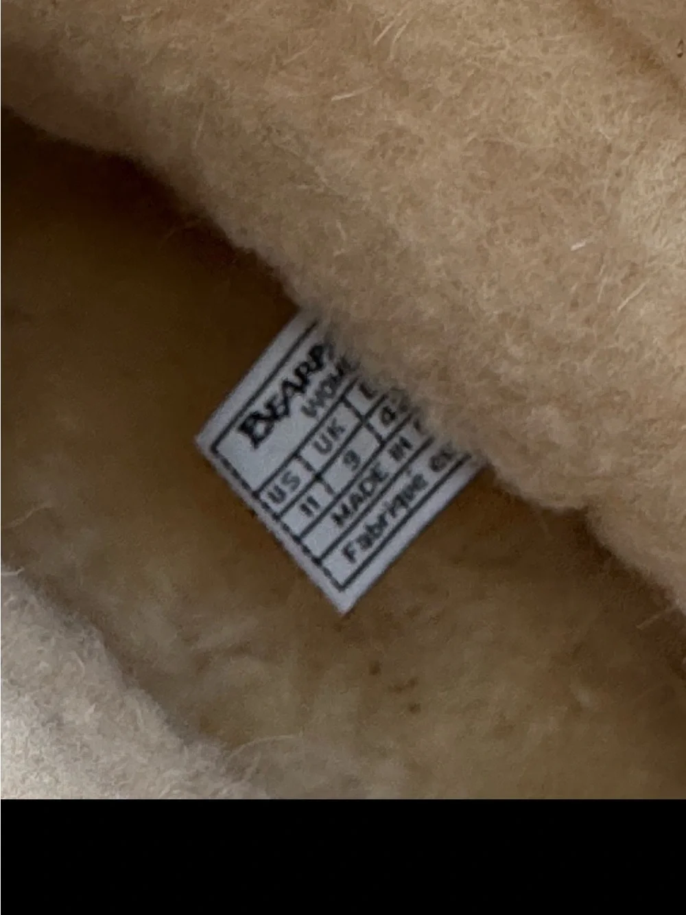 BEARPAW Abby Boots Hickory Suede Sheepskin Collar Buckle Size 11 like new